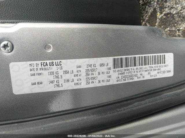 Dodge Grand Caravan Sxt Plus 2016 2C4RDGCGXGR314221 Image 10