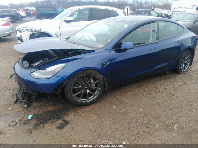 Tesla Model 3 Long Range 2022 5YJ3E1EBXNF120721 Image 2