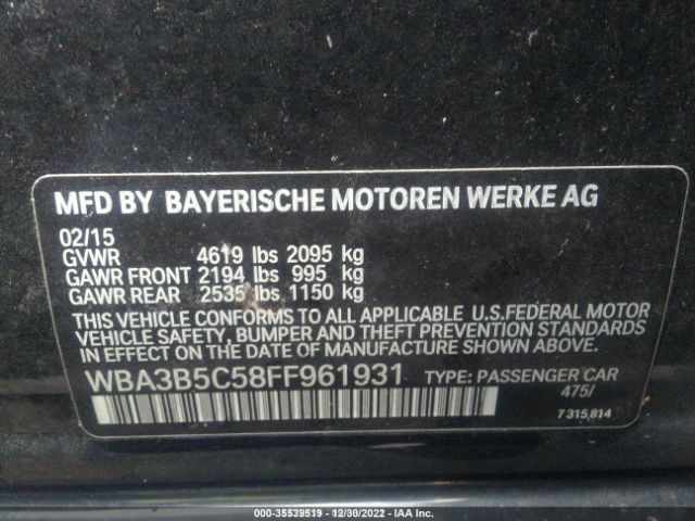WBA3B5C58FF961931 BMW 3 Series 328i Xdrive