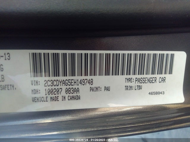Dodge Challenger Sxt 2014 2C3CDYAG5EH149748 Image 11