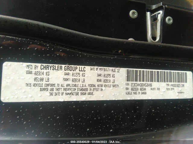 Dodge Charger Sxt 2013 2C3CDXHG8DH535496 Image 9