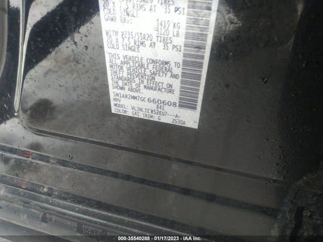 2016 Nissan Pathfinder, VIN: 5N1AR2MM7GC660608