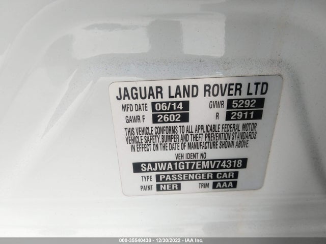 2014 Jaguar XJ, VIN: SAJWA1GT7EMV74318