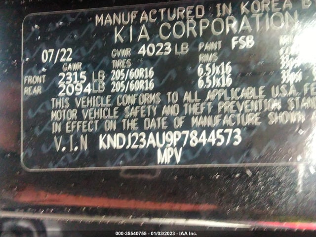 KIA SOUL LX 2023 KNDJ23AU9P7844573 Image 10