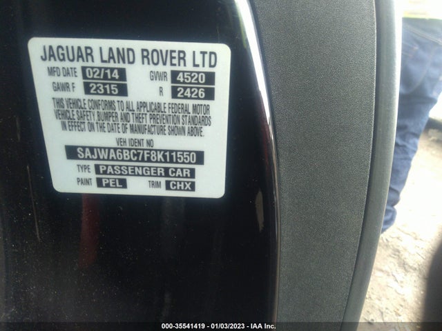 2015 Jaguar F-TYPE, VIN: SAJWA6BC7F8K11550