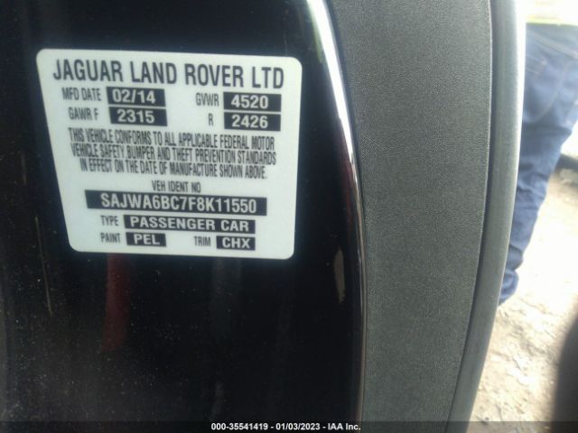 SAJWA6BC7F8K11550 Jaguar F-type V6 S