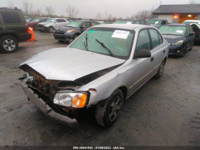 2002 HYUNDAI ACCENT GL VIN: KMHCG45C42U397996