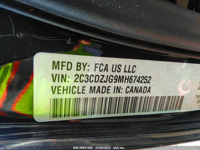 Dodge Challenger Gt 2021 2C3CDZJG9MH674252 Image 9