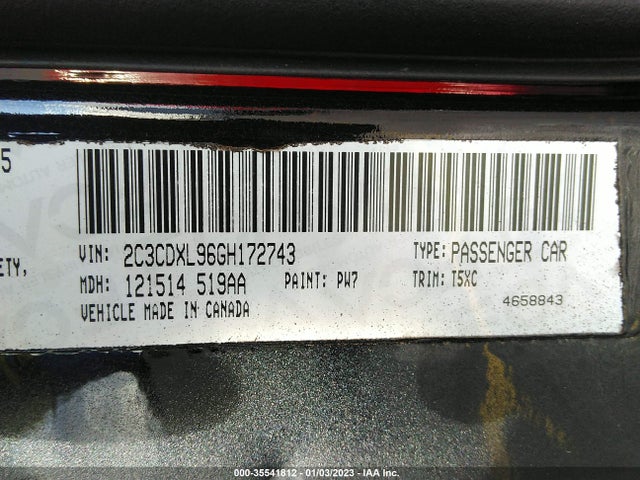 Dodge Charger Srt Hellcat 2016 2C3CDXL96GH172743 Image 9