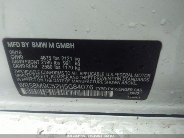 WBS8M9C52H5G84076 BMW M3