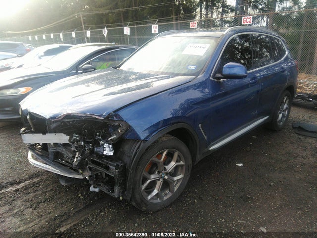 BMW X3 Sdrive30i 2021 5UXTY3C01M9G03948 Image 2
