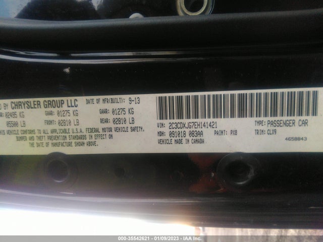 Dodge Charger Sxt Plus 2014 2C3CDXJG7EH141421 Image 9