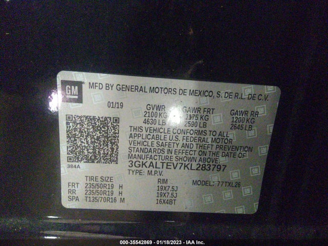 GMC Terrain Sle 2019 3GKALTEV7KL283797 Image 9