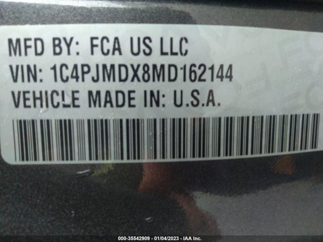 2021 Jeep Cherokee, VIN: 1C4PJMDX8MD162144