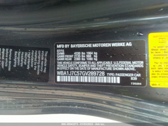 BMW 2 Series M235i 2016 WBA1J7C57GV289728 Image 9