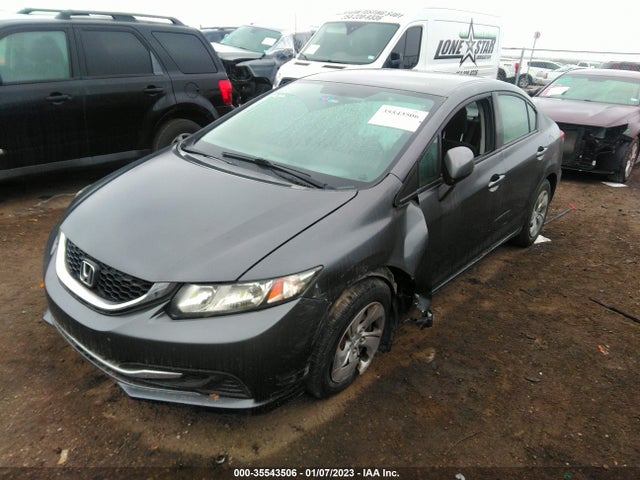 2013 HONDA CIVIC SDN LX VIN: 2HGFB2F58DH541187