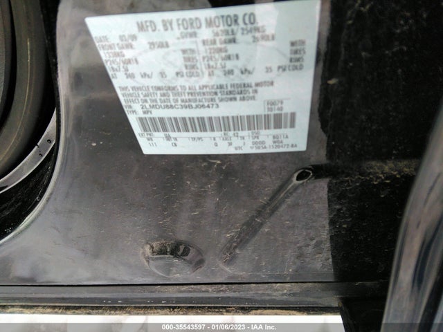 Lincoln MKX 2009 2LMDU88C39BJ06473 Image 10