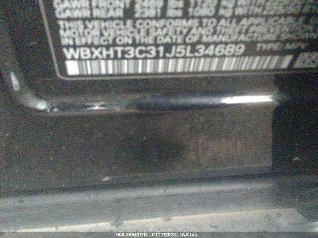2018 BMW X1, VIN: WBXHT3C31J5L34689