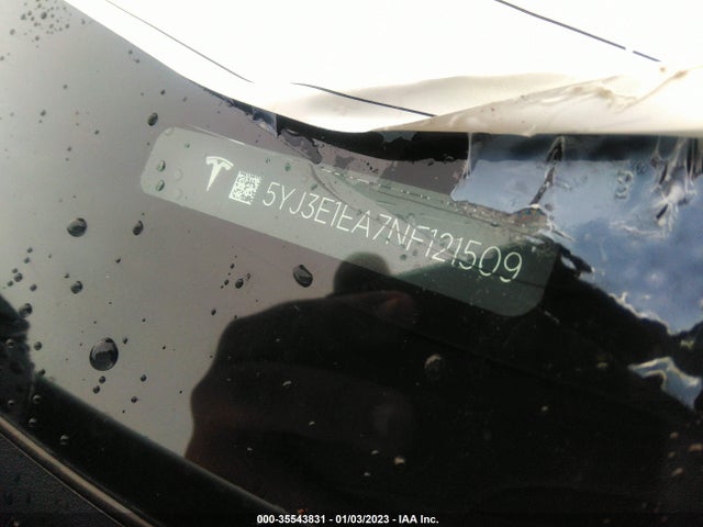 Tesla MODEL 3 2022 5YJ3E1EA7NF121509 Image 9