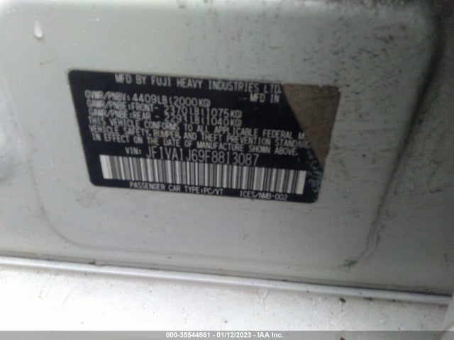 2015 Subaru WRX, VIN: JF1VA1J69F8813087