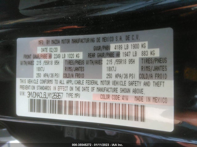 2020 Mazda CX-30, VIN: 3MVDMACL6LM125957
