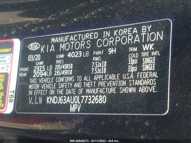 KIA Soul Gt-line 2020 KNDJ63AU0L7732680 Image 10