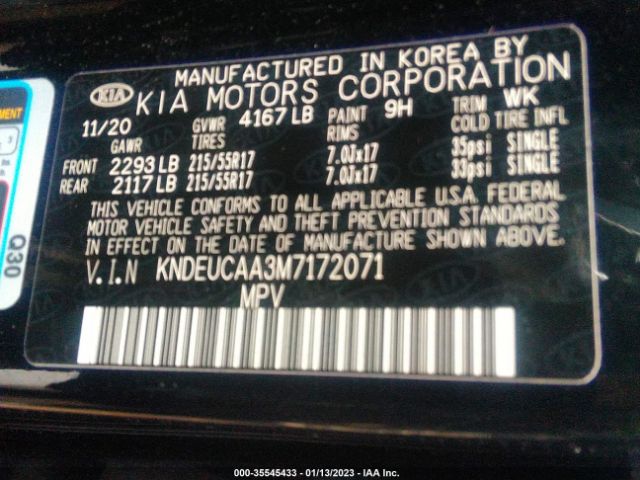 KNDEUCAA3M7172071 KIA SELTOS S