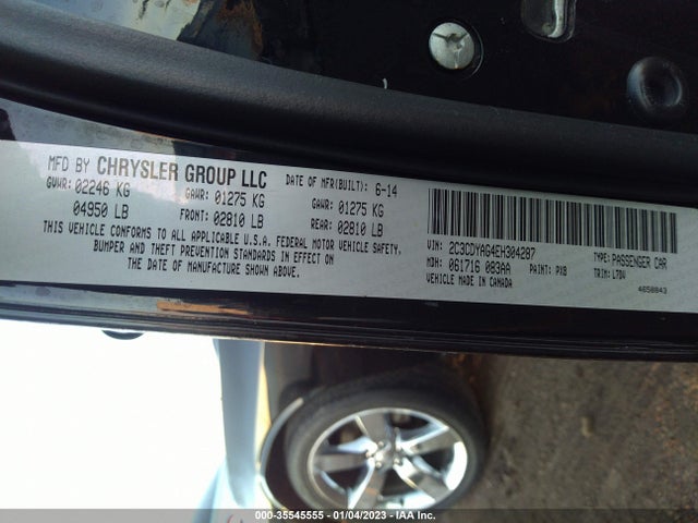 Dodge Challenger Sxt 2014 2C3CDYAG4EH304287 Image 9