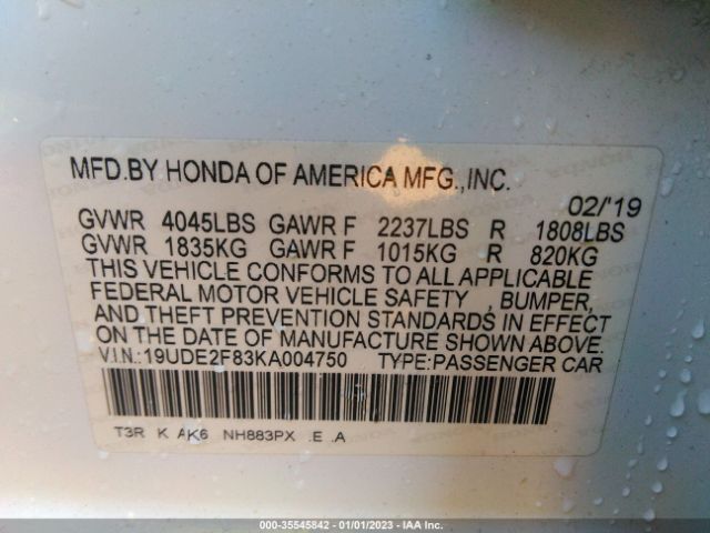 19UDE2F83KA004750 Acura Ilx Pkg