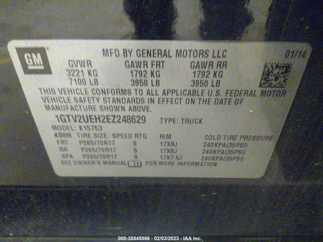 GMC Sierra 1500 Sle 2014 1GTV2UEH2EZ248629 Image 9