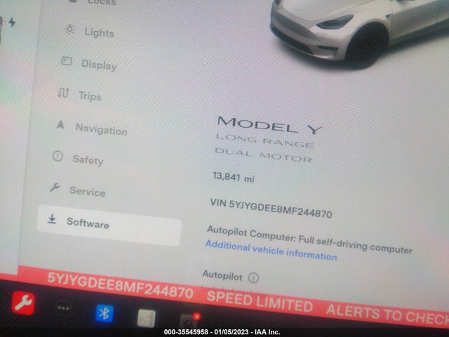 Tesla Model Y Long Range 2021 5YJYGDEE8MF244870 Image 8