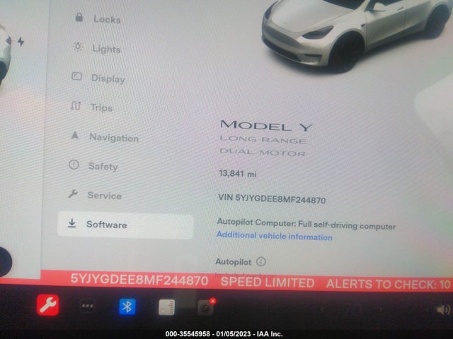 Tesla Model Y Long Range 2021 5YJYGDEE8MF244870 Image 10
