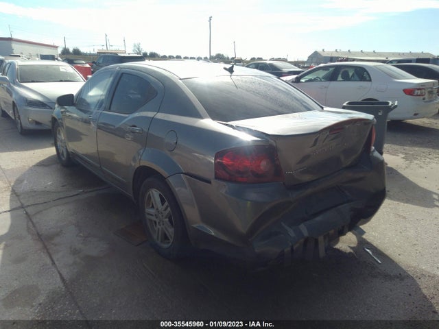 2013 DODGE AVENGER SXT VIN: 1C3CDZCB8DN590349