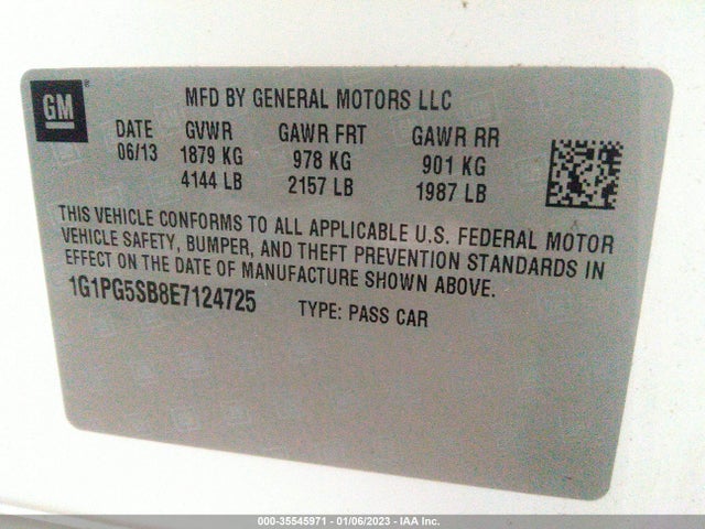 Chevrolet CRUZE LTZ 2014 1G1PG5SB8E7124725 Image 10