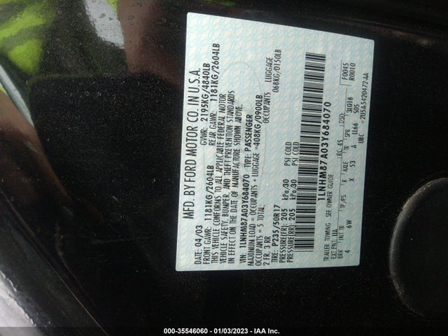 Lincoln Ls Sport/premium Sport 2003 1LNHM87A03Y684070 Image 11