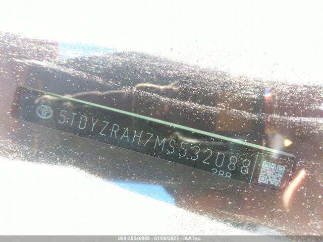Toyota Highlander 2021 5TDYZRAH7MS532088 Image 10