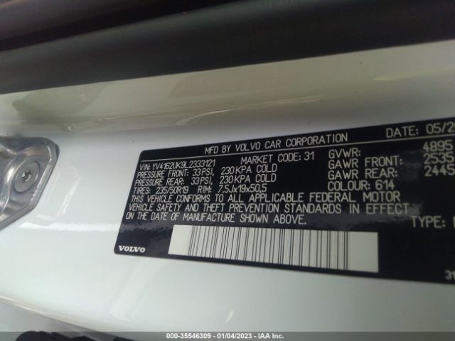 YV4162UK9L2333121 Volvo Xc40 Momentum