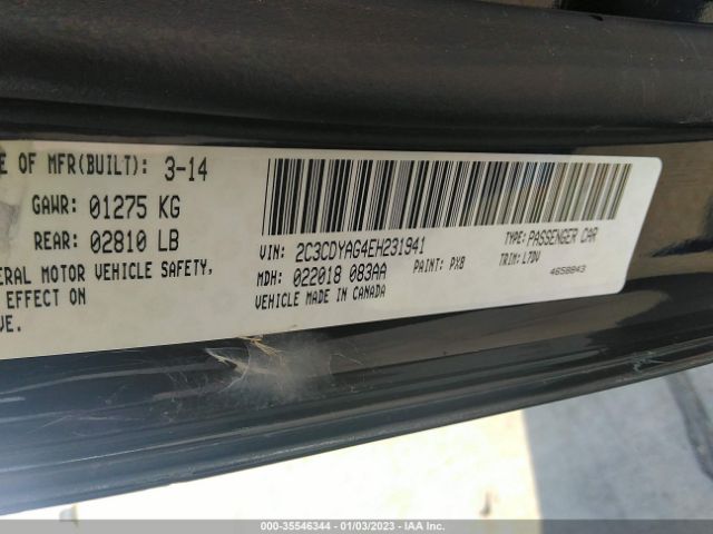 2C3CDYAG4EH231941 Dodge Challenger Sxt