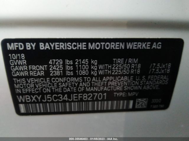 WBXYJ5C34JEF82701 BMW X2 Xdrive28i