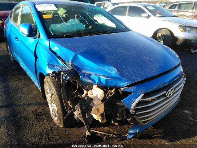 2018 HYUNDAI ELANTRA SEL VIN: KMHD84LF1JU475292