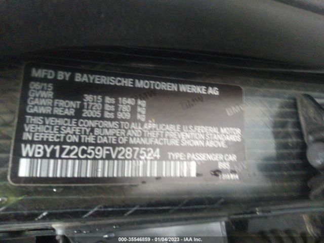 WBY1Z2C59FV287524 BMW I3