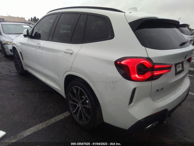 BMW X3 Sdrive30i 2022 аукцион фото