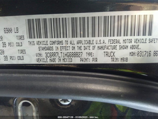 3C6RR7LT1HG688827 RAM 1500 Big Horn