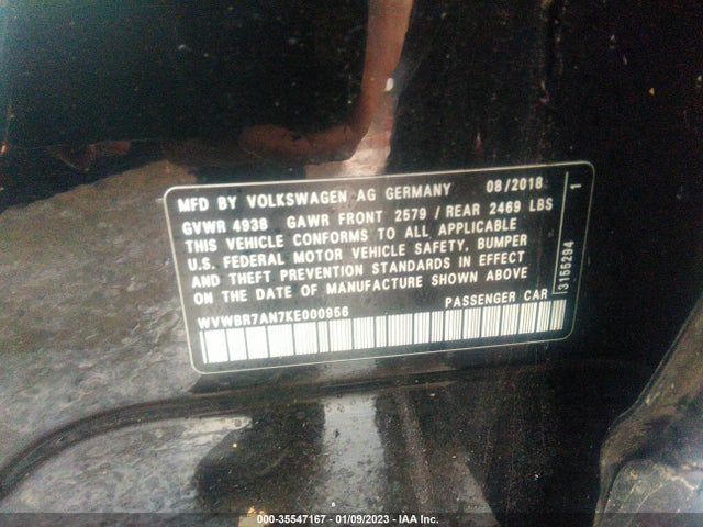 Volkswagen ARTEON SE 2019 WVWBR7AN7KE000956 Image 10