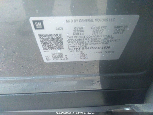 Cadillac Xt6 Luxury 2021 1GYKPBR47MZ161639 Image 10