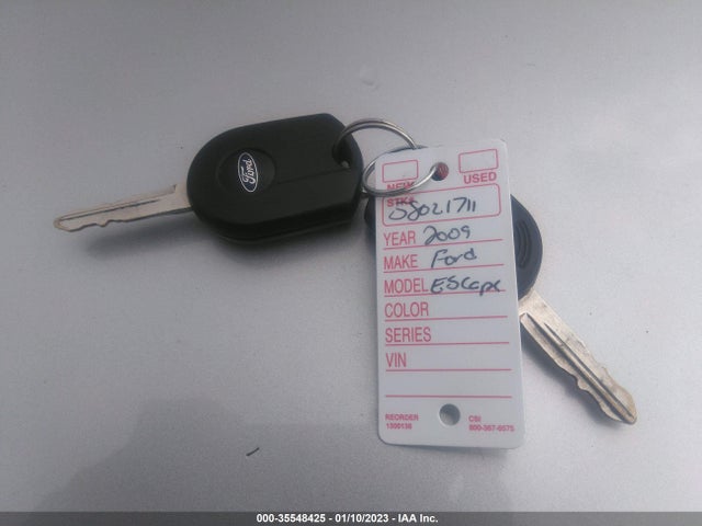 2009 FORD ESCAPE XLT VIN: 1FMCU03729KA07569