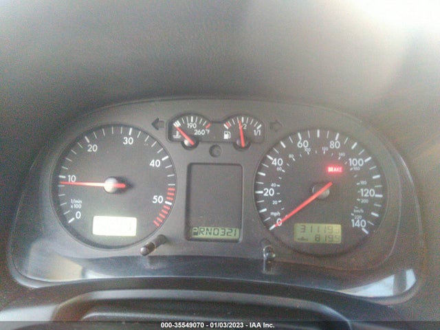 2001 VOLKSWAGEN JETTA GL VIN: 3VWRP29MX1M044426