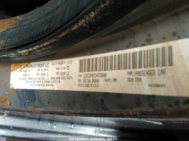 Dodge AVENGER SE 2013 1C3CDZAB7DN725680 Image 10