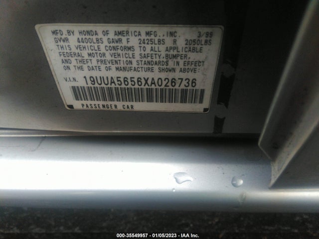 Acura TL 1999 19UUA5656XA026736 Image 10