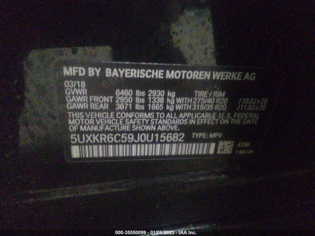 5UXKR6C59J0U15682 BMW X5 Xdrive50i